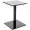 Plymor Black Acrylic Square Barbell Pedestal Display Riser 8.5 inches (Height) x 6 inches (Width) x 6 inches (Depth) (1/4 inches thick)